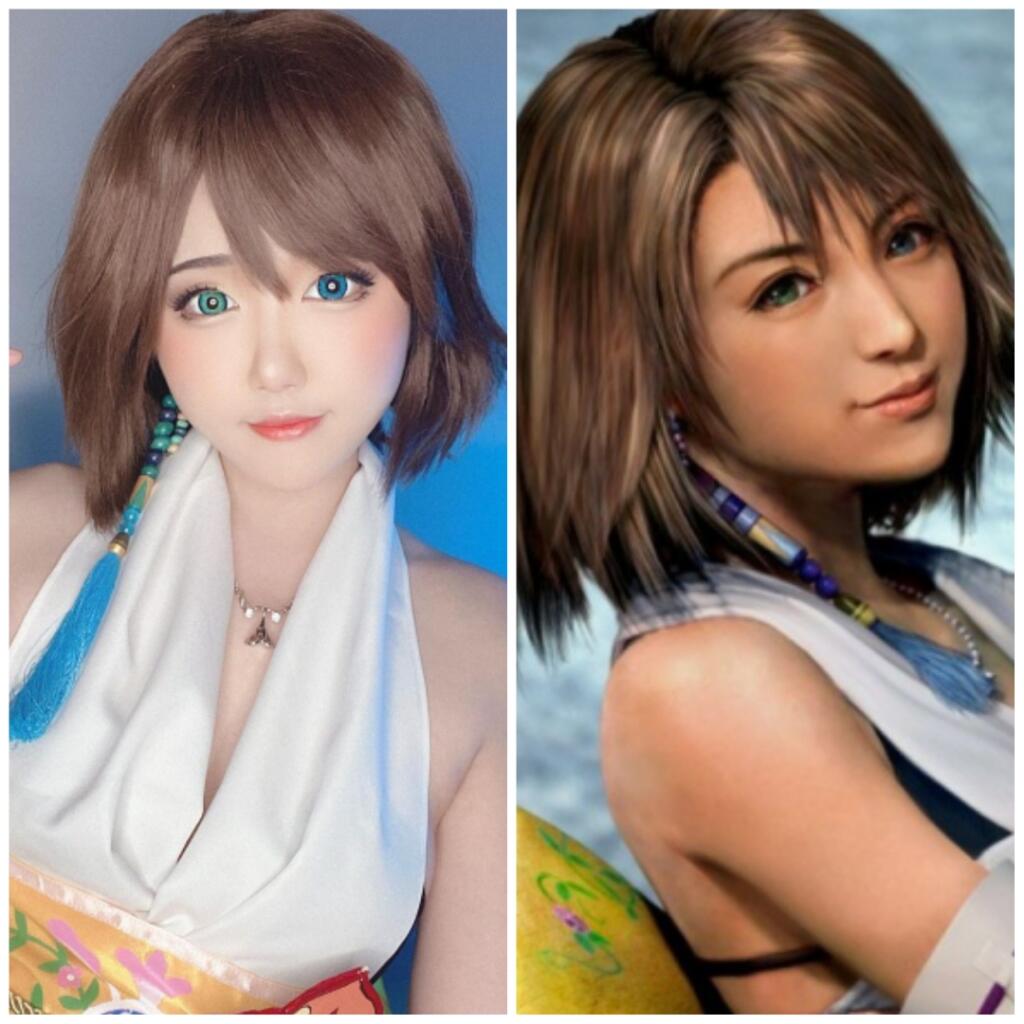 Bikin Melek! Gadis Cantik Ini Berubah Menjadi Yuna dari Final Fantasy X