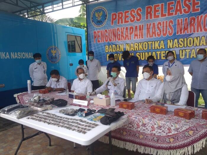 Ada 118 Paket Narkoba Ditemukan BNN Saat Gerebek Kampus FIB USU 