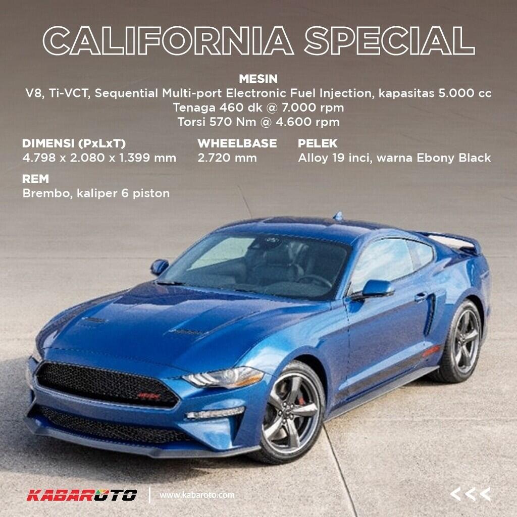 Ford Hadirkan Mustang Stealth Edition Dan California Special