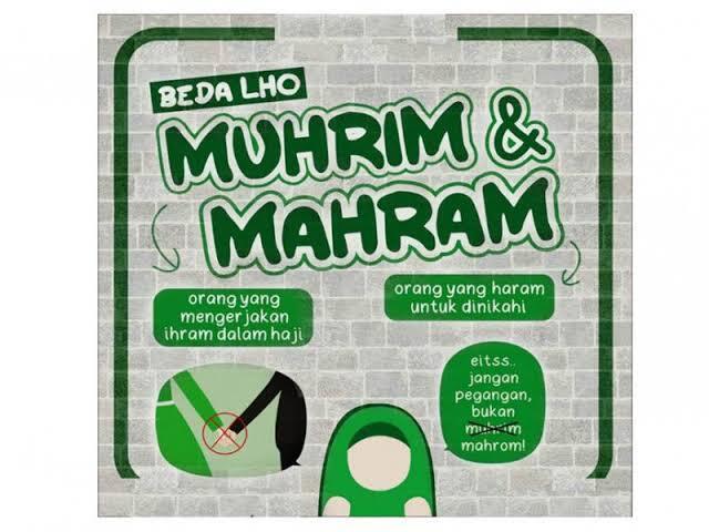 Mahrom apa muhrim? Jangan salah sebut gansist!