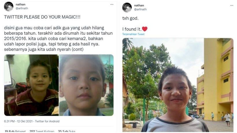 Polisi Tiada Hasil,Kakak Ini Akhirnya Temukan Adik yg Hilang 5 Tahun Berkat Twitter