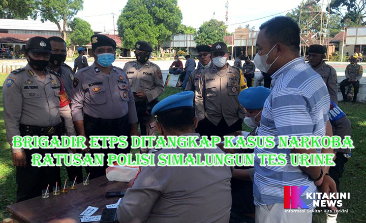 Brigadir ETPS Ditangkap Kasus Narkoba, Ratusan Polisi Simalungun Tes Urine