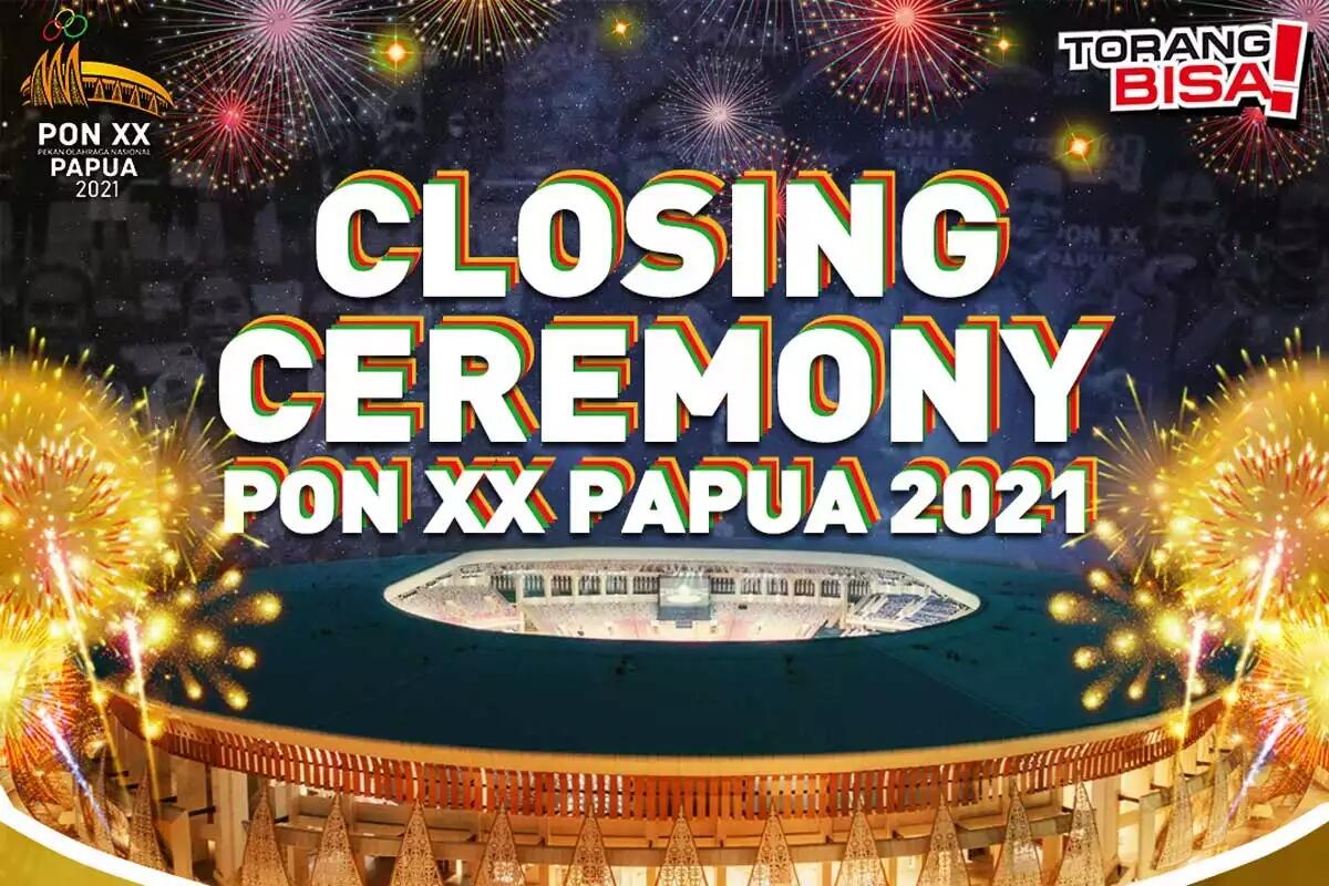 Closing Ceremony PON XX Papua 2021, Bertabur Bintang