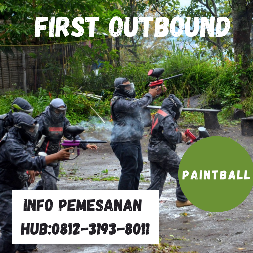 BERMAIN PAINTBAL Paket Paintball Anak Trawas | First Outbound
