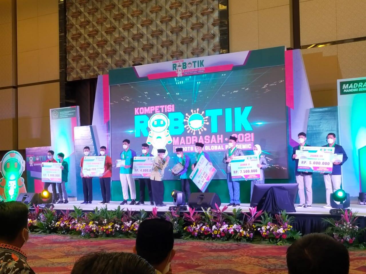 Inilah Para Jawara Kompetisi Robotik Madrasah 2021