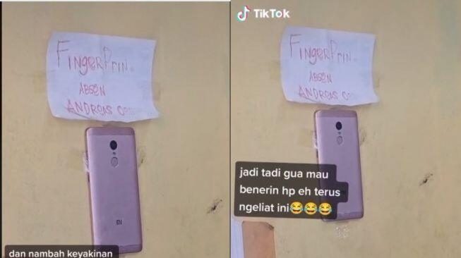 Tak Sembarang Absen, Toko HP Ini Pakai Finger Print Tak Biasa