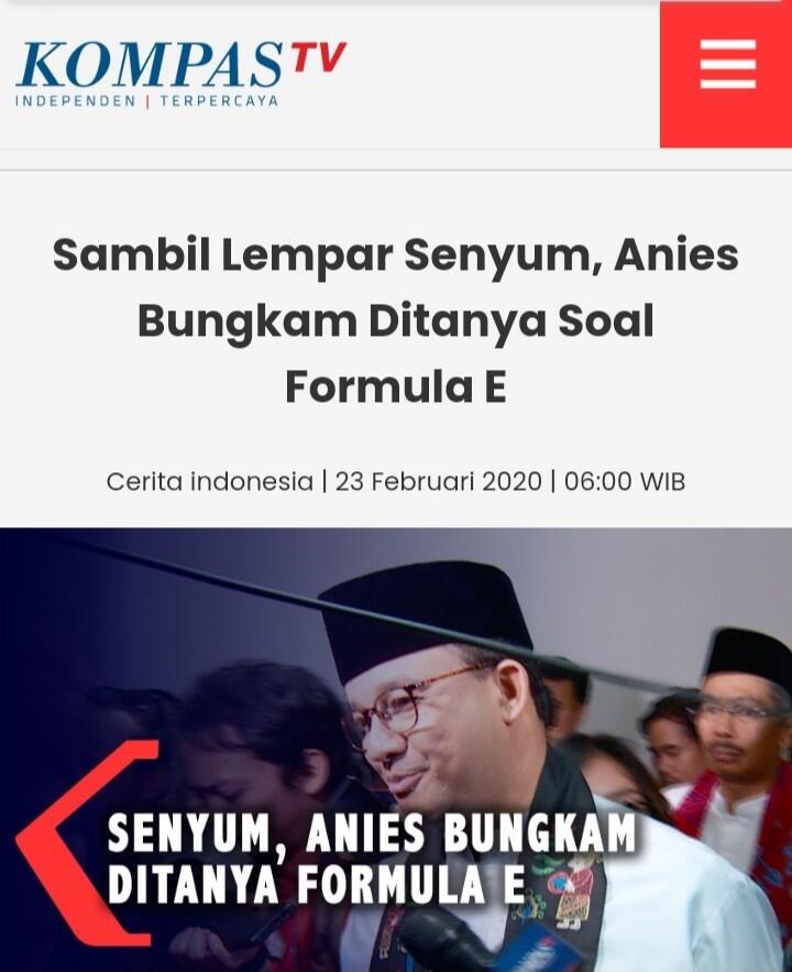 Anies Pilih Bungkam Soal Deklarasi Capres 2024, Relawan: Bukti Dia Orang Jujur!