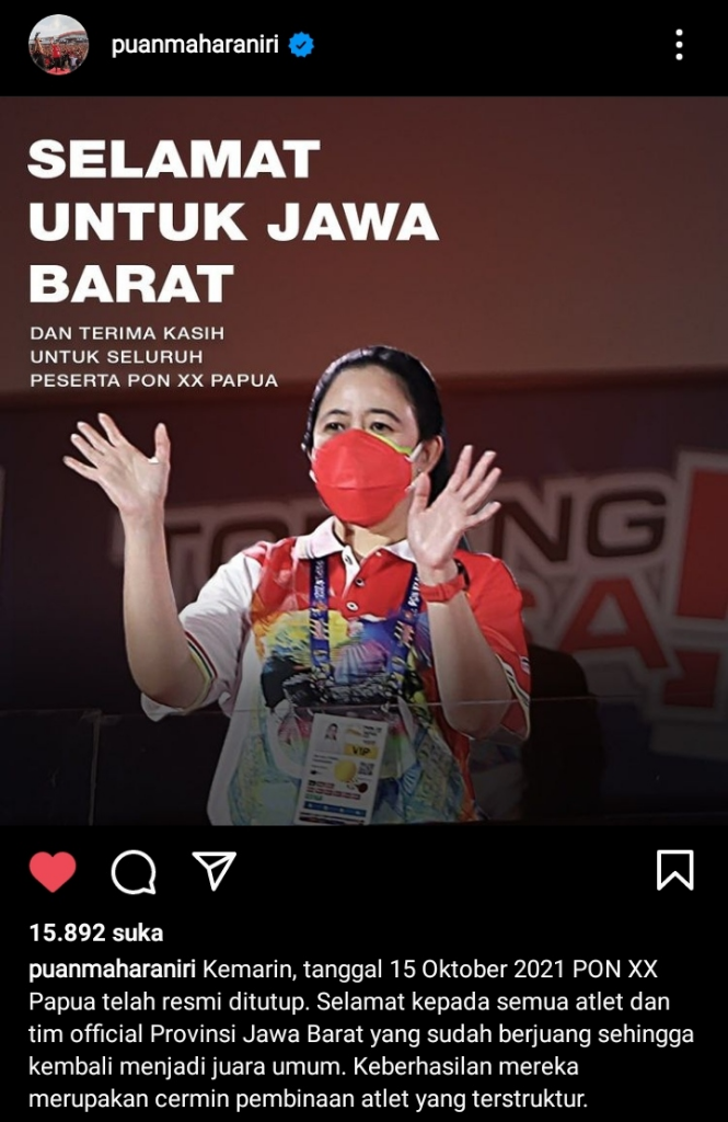 PUAN Minta Pemerintah Lakukan Upaya Cabut Sanksi WADA