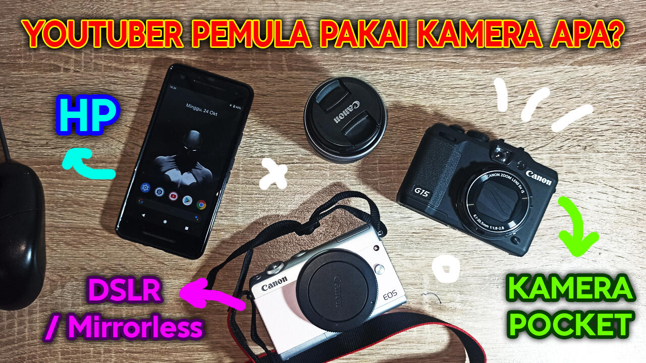KAMERA YANG COCOK UNTUK YOUTUBER PEMULA