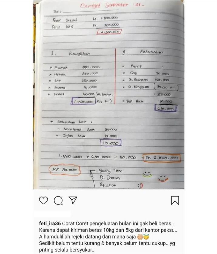 Dibalik Makna 'Sedikit Belum Tentu Kurang, Banyak Belum Tentu Cukup' Ini Maksutnya