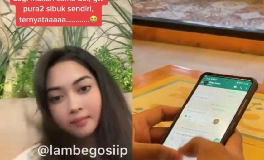 Duh, Wanita Ini Pergoki Pacarnya Chat Mesra ke Cowok Lain