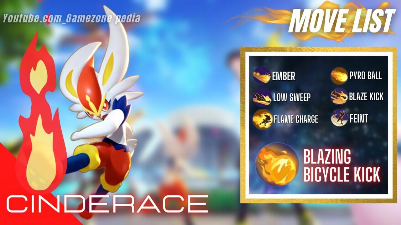 CINDERACE MOVES KOMBO TERBAIK, KOMBINASI HELD ITEMS, DAN GAMEPLAY GUIDE POKEMON UNITE