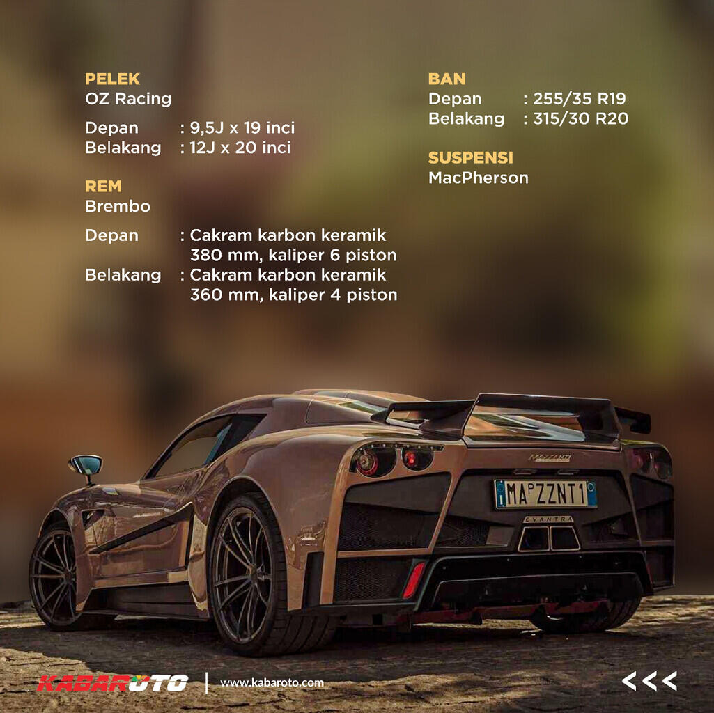 Mazzanti Evantra Pura Mobil Italia Tenaga Otot Amerika