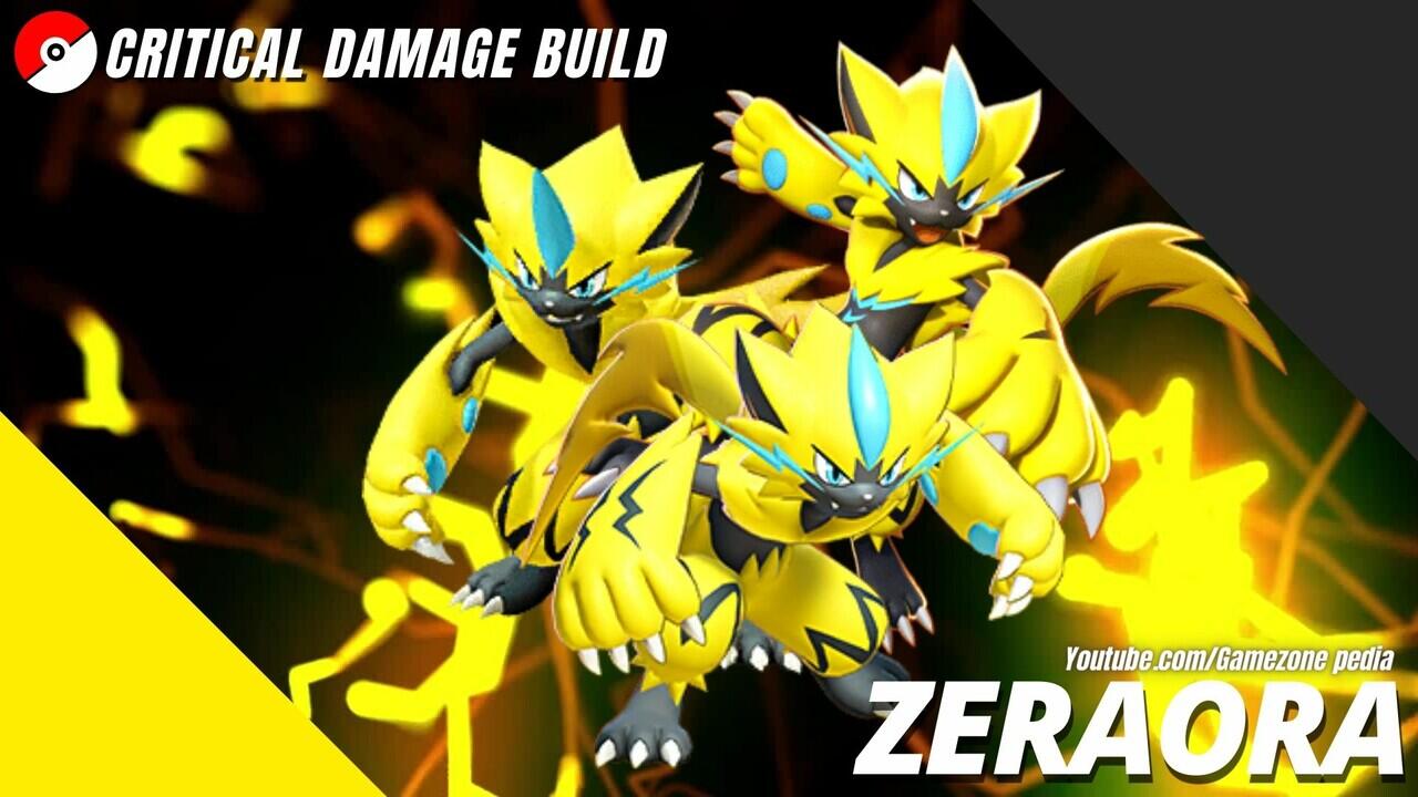 ZERAORA CRITICAL DAMAGE BUILD POKEMON UNITE