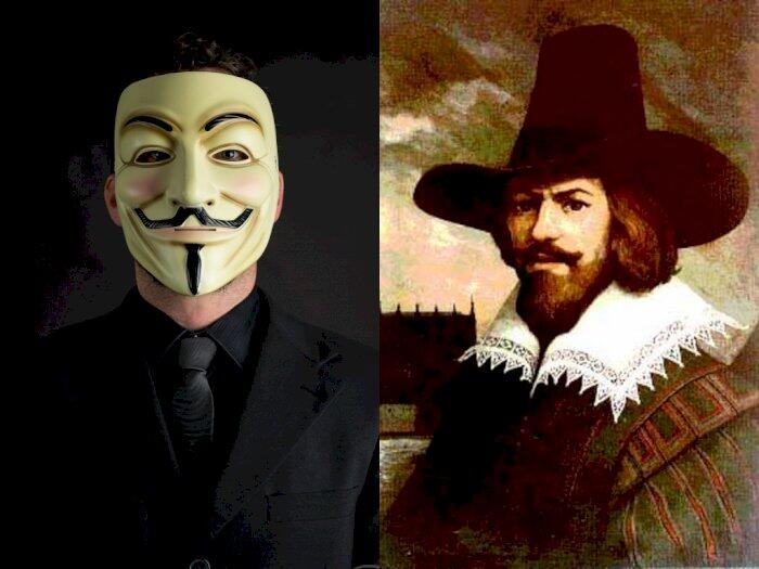 (Long Tread)Kisah Topeng Guy Fawkes yang Jadi Ikon Perlawanan Dunia