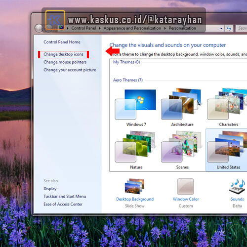 Mengubah icon Sistem My Computer/Computer dan icon Local Disk pada Windows 7