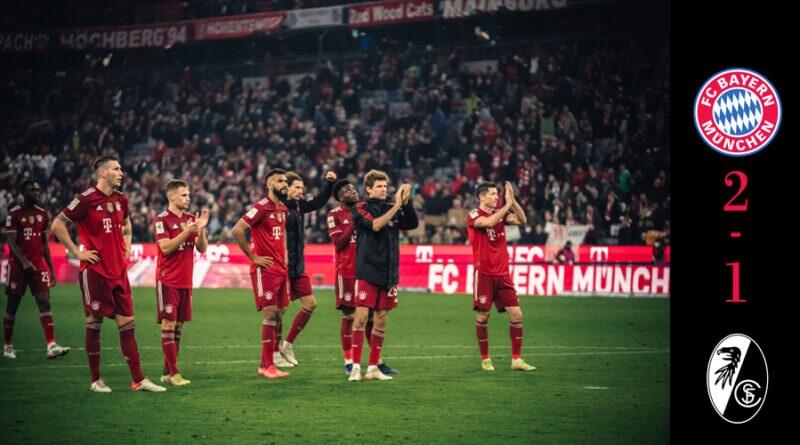 Hasil Bayern Munchen vs SC Freiburg 2-1 : Munchen Menang Tipis