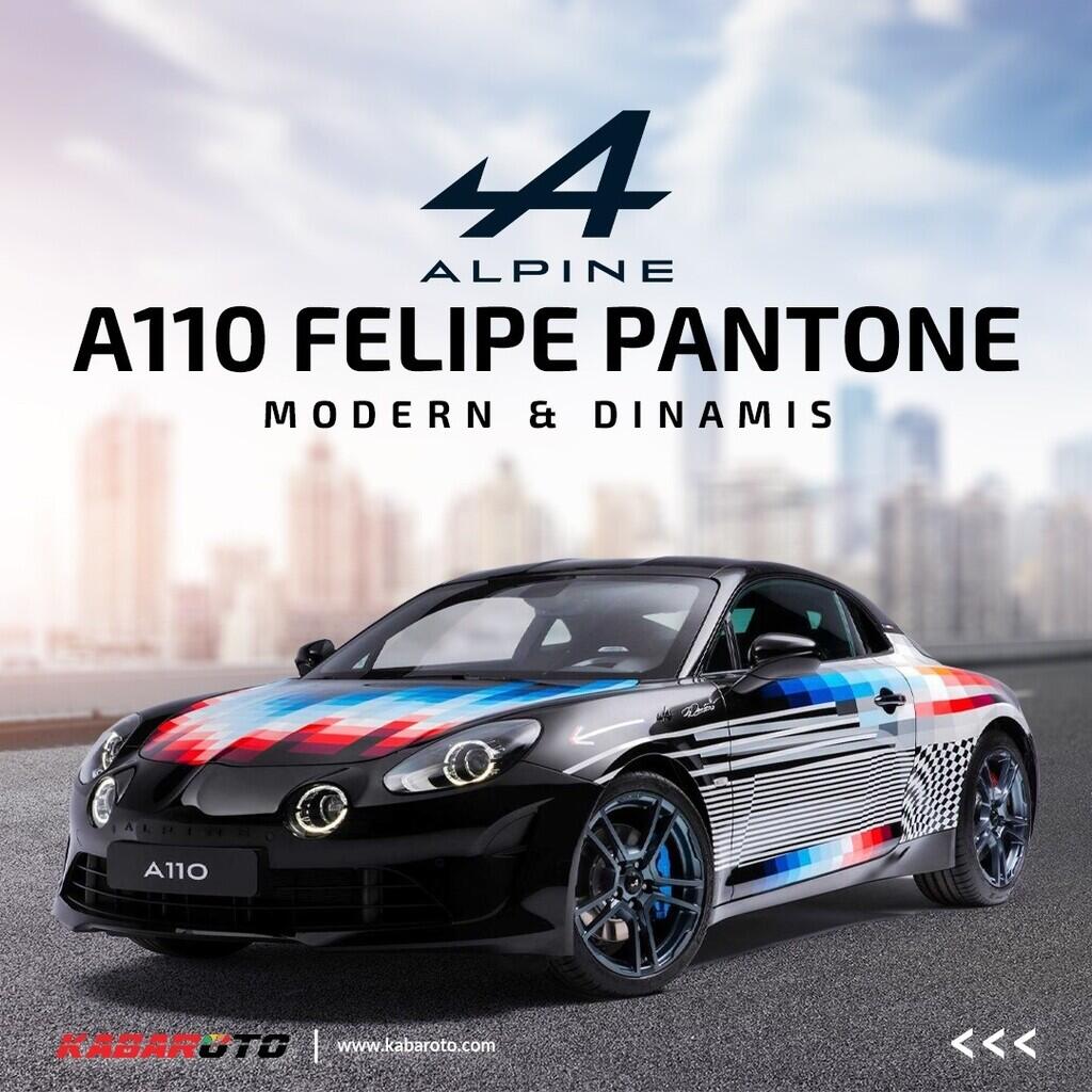 Alpine A110 Dan Karya Felipe Pantone, Pamer Di F1 Monako 2021