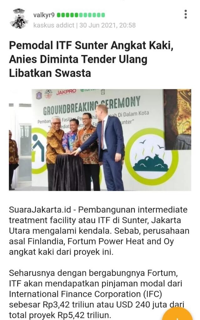 Ketua DPRD DKI Tanya JakPro: Pinjaman Rp 2,8 T untuk Formula E?