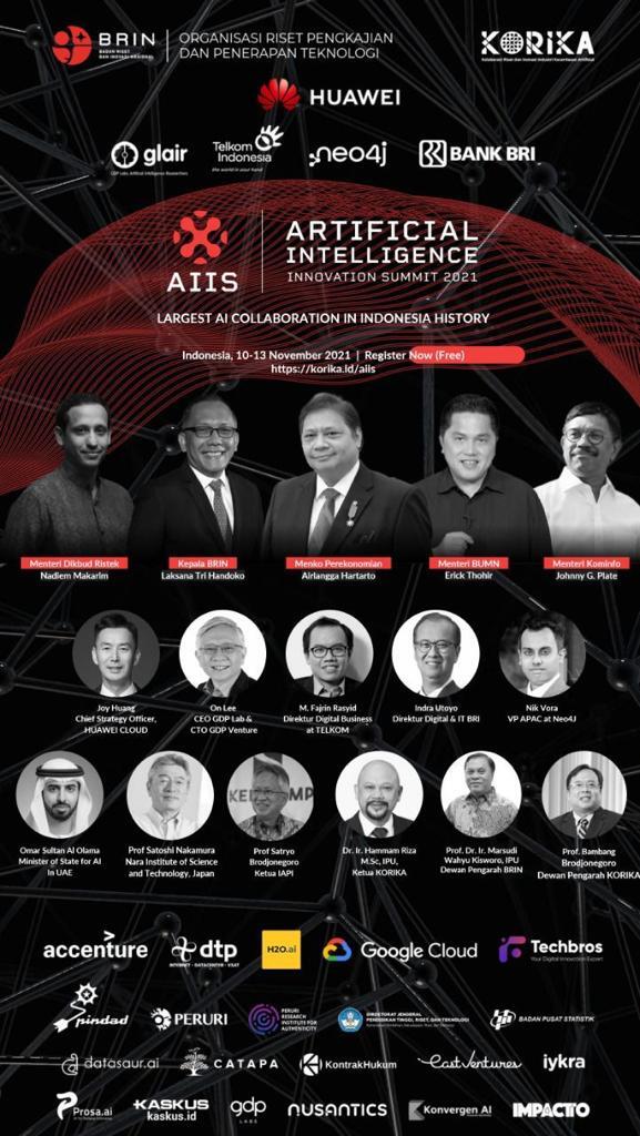 Ayo Belajar AI di Artificial Intelligence Innovation Summit (AIIS 2021), GRATIS!