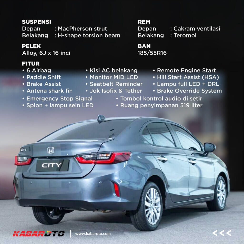 Profil - All New Honda City