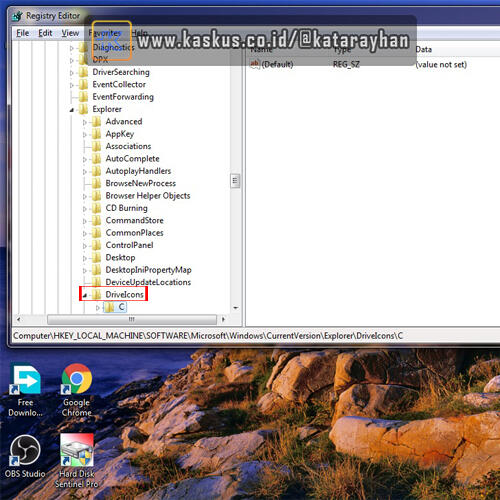 Mengubah icon Sistem My Computer/Computer dan icon Local Disk pada Windows 7