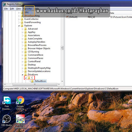 Mengubah icon Sistem My Computer/Computer dan icon Local Disk pada Windows 7