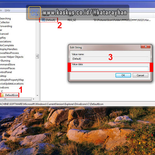 Mengubah icon Sistem My Computer/Computer dan icon Local Disk pada Windows 7