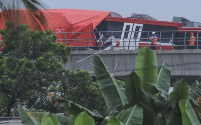 Rangkaian Kereta LRT yang Bertabrakan Akan Dinormalisasi