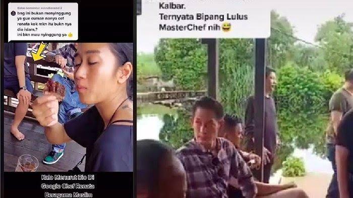 Chef Renatta Makan Bipang Ambawang, Netizen Yang Heboh