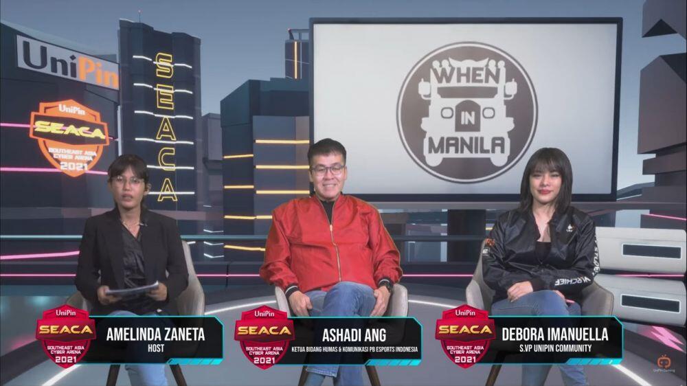 4 Keseruan UNIPIN SEACA 2021, Panggung Laga Regu E- sports Asia Tenggara