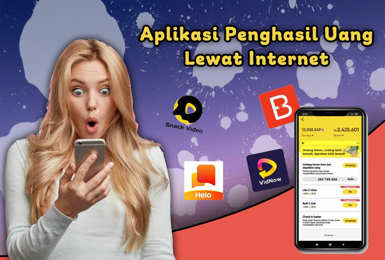 Aplikasi Penghasil Uang Lewat HP