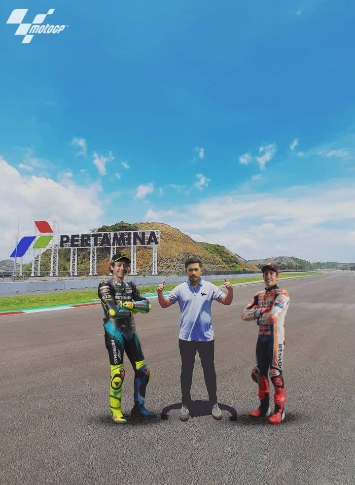 Bikin Heboh Valentino Rossi dan Marc Marquez Pakai Wearpack di Sirkuit Mandalika?