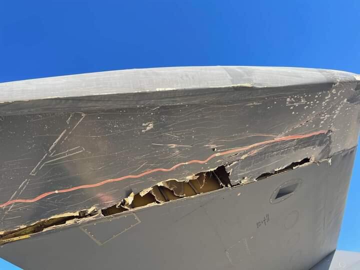 Menabrak Pagar di Barksdale Airbase, Sayap B-52H Stratofortress Mengalami Kerusakan
