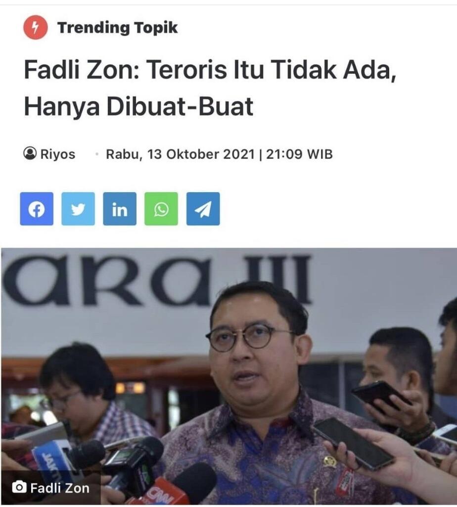 Polri Jelaskan Latar Terorisme Farid Okbah: JI hingga Kotak Amal