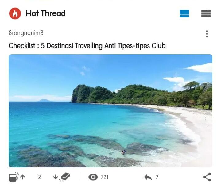 Checklist : 5 Destinasi Travelling Anti Tipes-Tipes Club