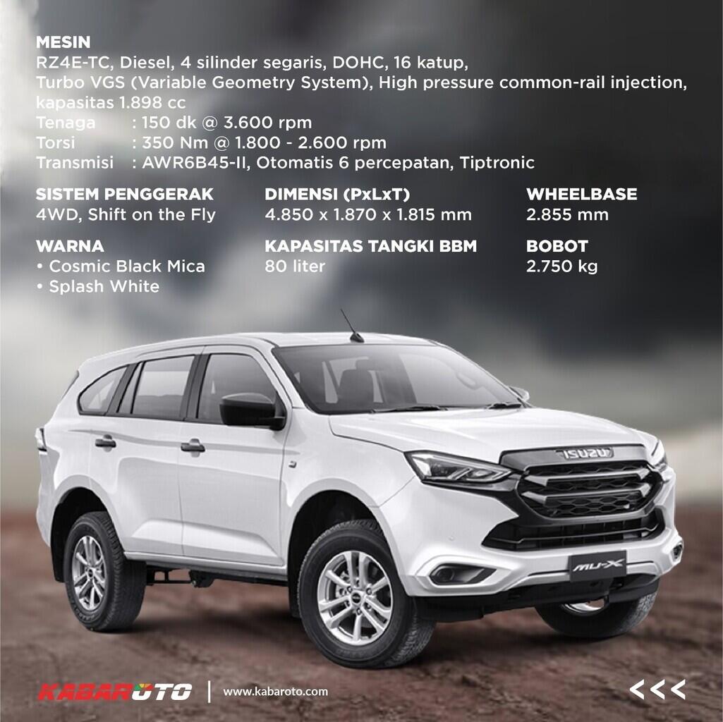 Profil All New Isuzu MU-X 4x4