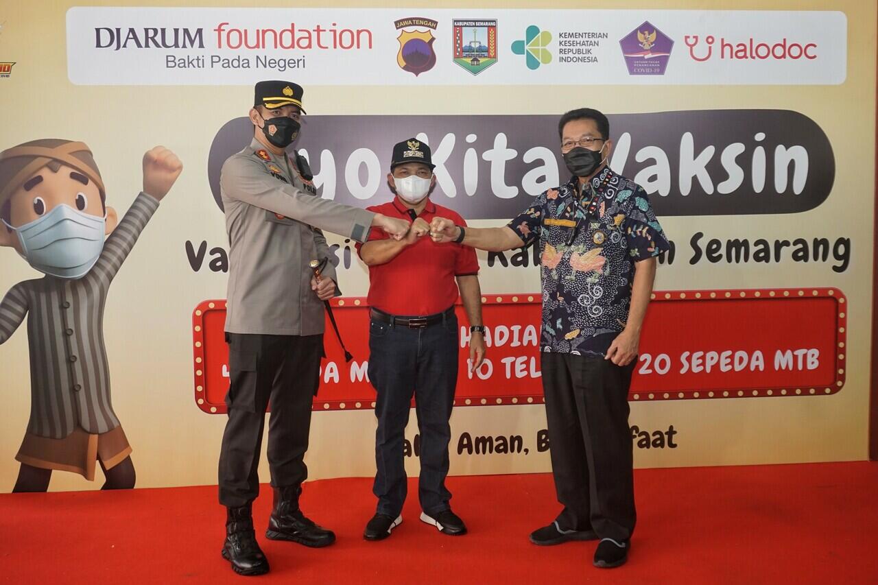 Pemkab Semarang & Djarum Foundation Targetkan 60 Ribu Warga Vaksinasi Dosis Kedua