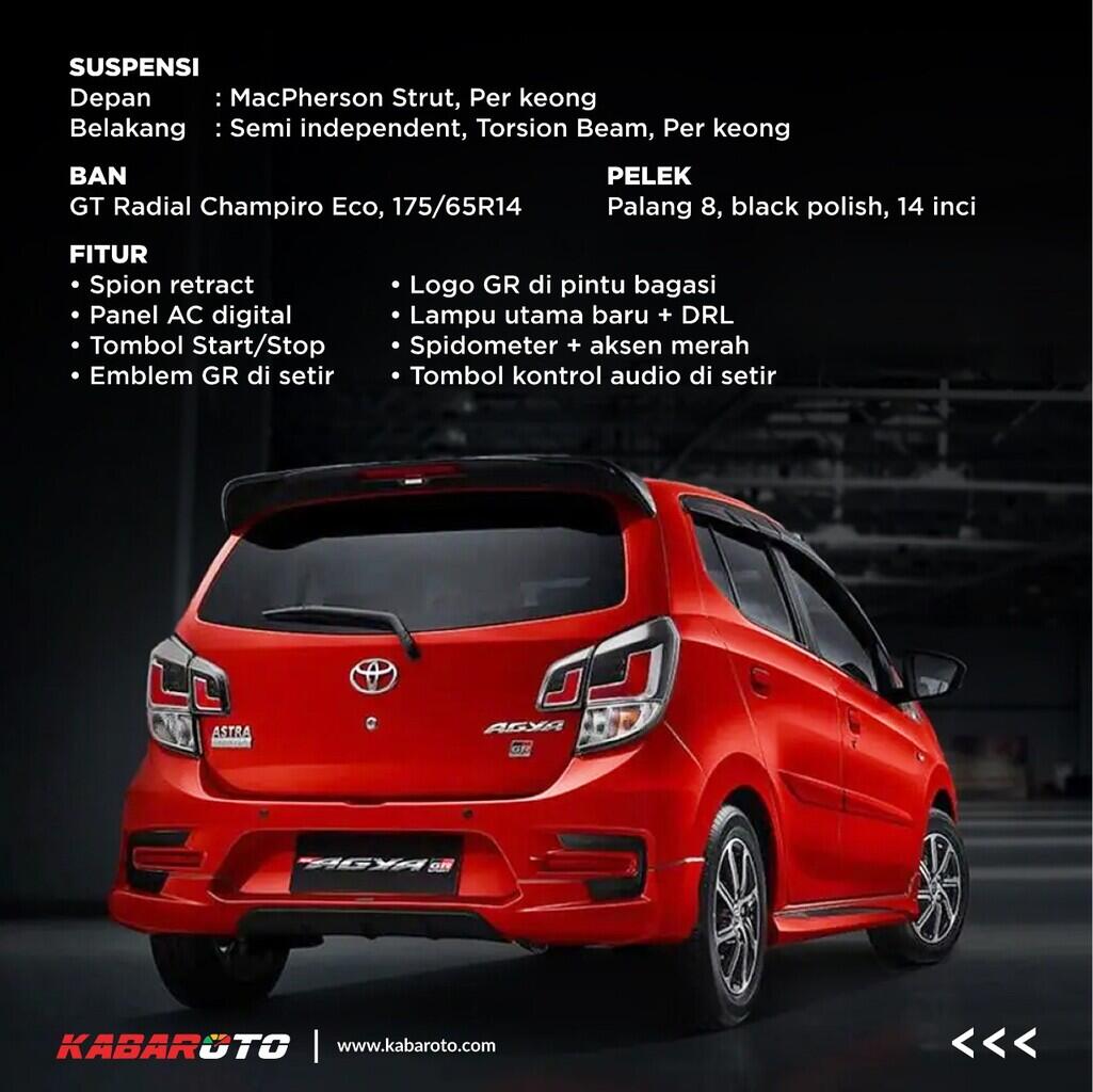 Profil Toyota Agya GR Sport