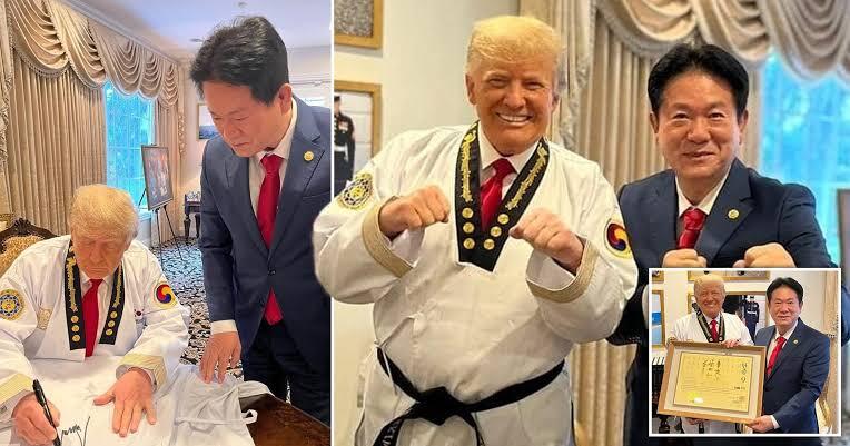 Lord &quot;Donald Trump&quot; Menerima Sabuk Hitam Taekwondo, Kok Bisa Ya?