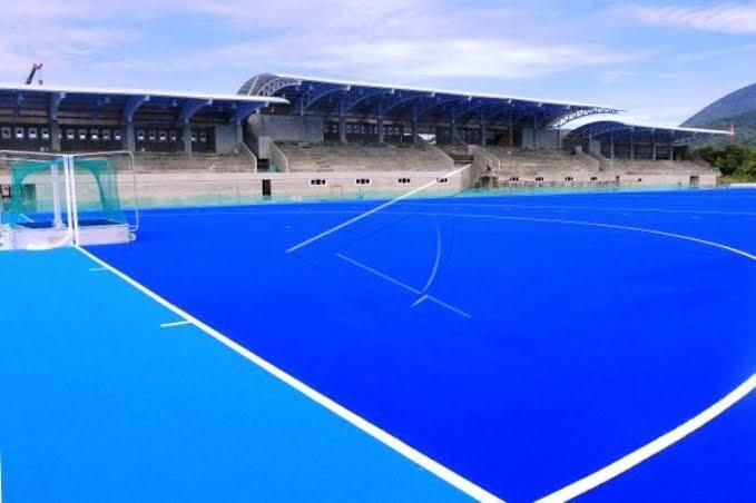 Megahnya Lapangan Hoki PON XX Papua