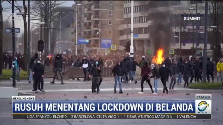 Kebijakan Lockdown Membuat Masyarakat Belanda Dan Belgia Rusuh!