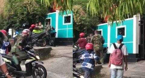 Viral Pria Berseragam Aparat Adu Jotos Dua Lawan Satu di Pinggir Jalan