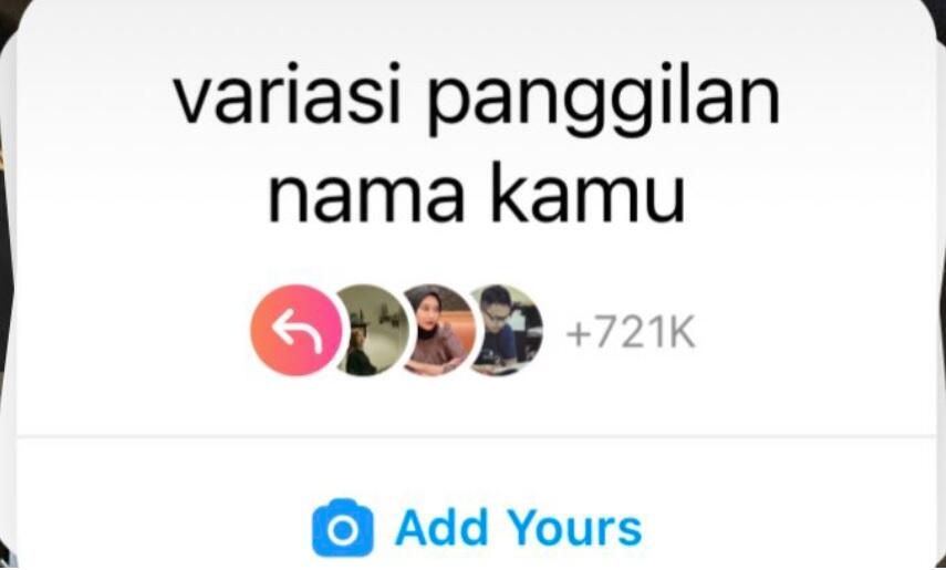Fitur ‘Add Yours’ Instagram, Warganet: Hati-hati Kena Penipuan