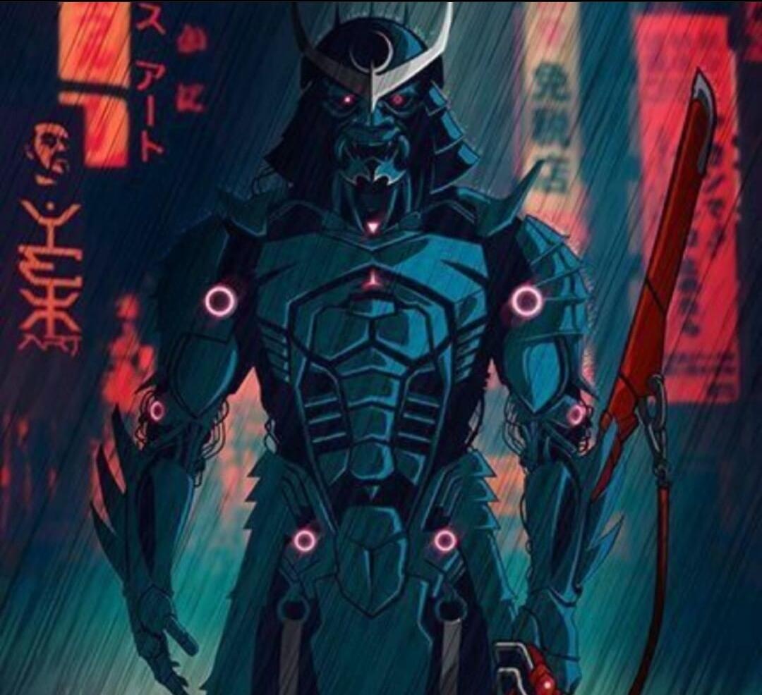 Cyberpunk костюм самурая фото 93