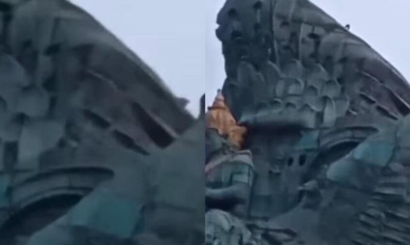 Heboh! Pria Panjat Patung GWK di Bali, Siapa Sih?