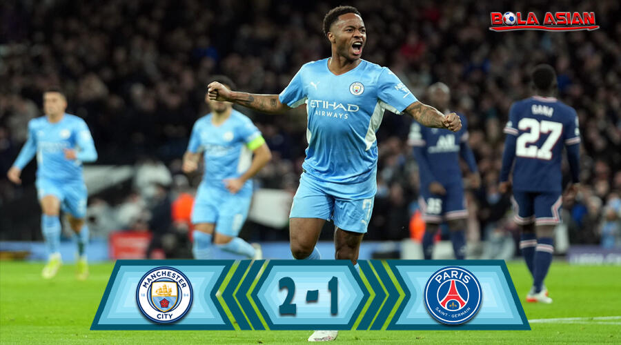 Hasil Pertandingan Manchester City vs PSG : Skor 2-1