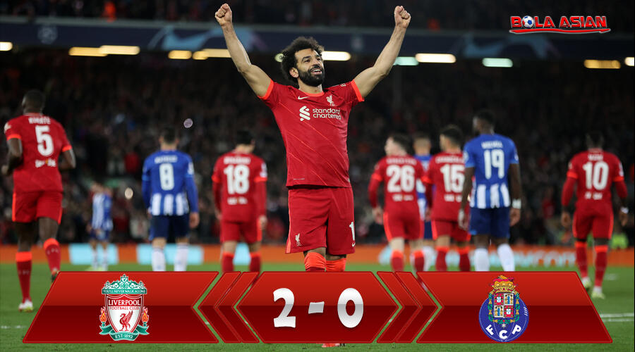 Hasil Pertandingan Liverpool vs Porto : Skor 2-0