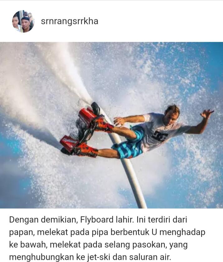 Flyboard Air: Serunya Bikin Nagih