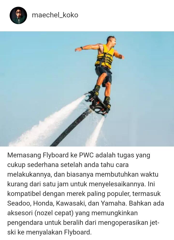Flyboard Air: Serunya Bikin Nagih